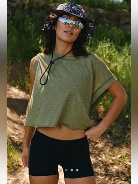 Free People Movement My Time Tee Seagrass Size Small